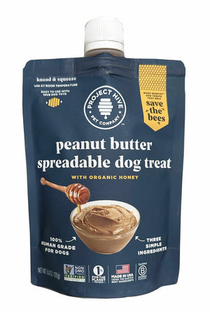 Project Hive Peanut Butter Spreadable Dog Treat 6oz