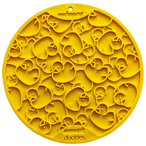 Duckies Design eMat Enrichment Lick Mat With Suction Cups