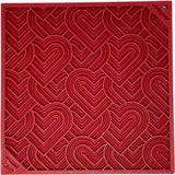 Heart Design "Love" eMat Enrichment Lick Mat